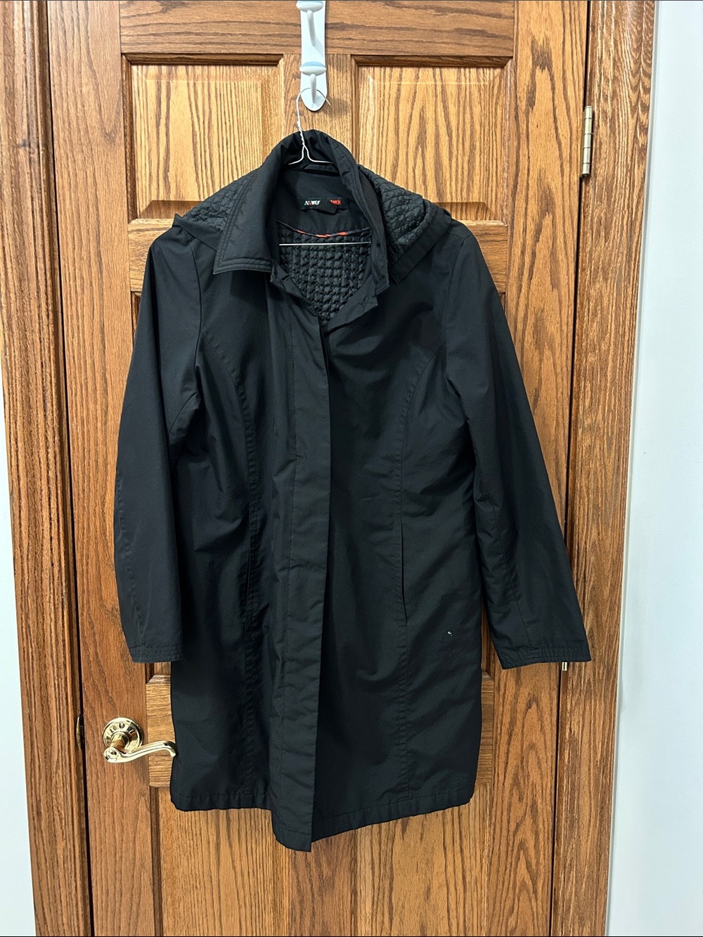 Women’s  Black Lightweight Trench Coat - Brand weather tamer